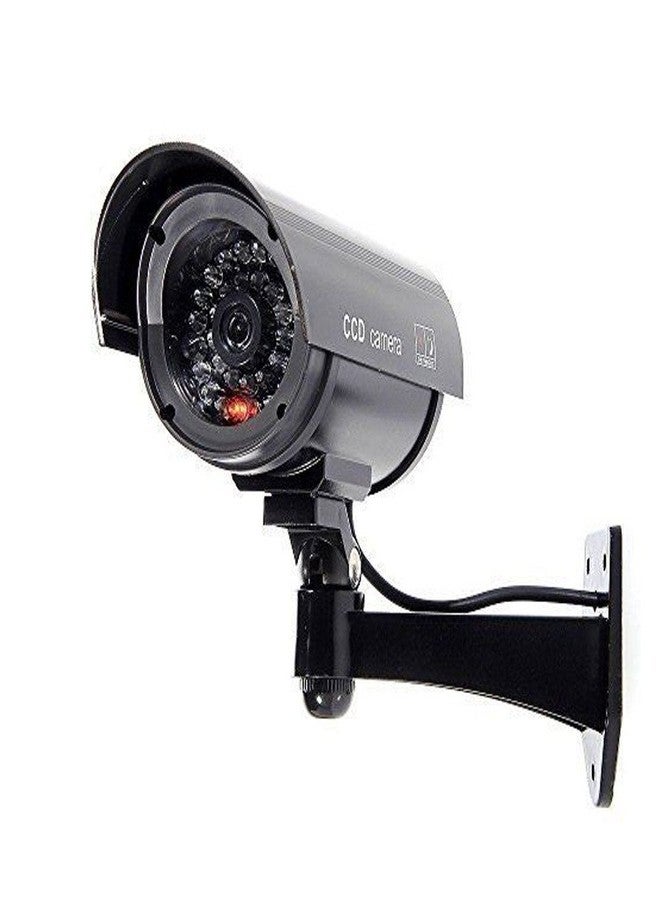 Etopars Black Fake Dummy Security CCTV Camera Waterproof IR LED Outdoor Indoor Surveillance - Image 2