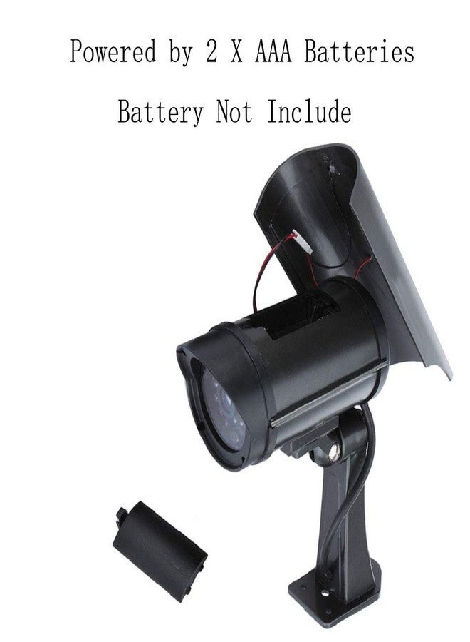 Etopars Black Fake Dummy Security CCTV Camera Waterproof IR LED Outdoor Indoor Surveillance - Image 5