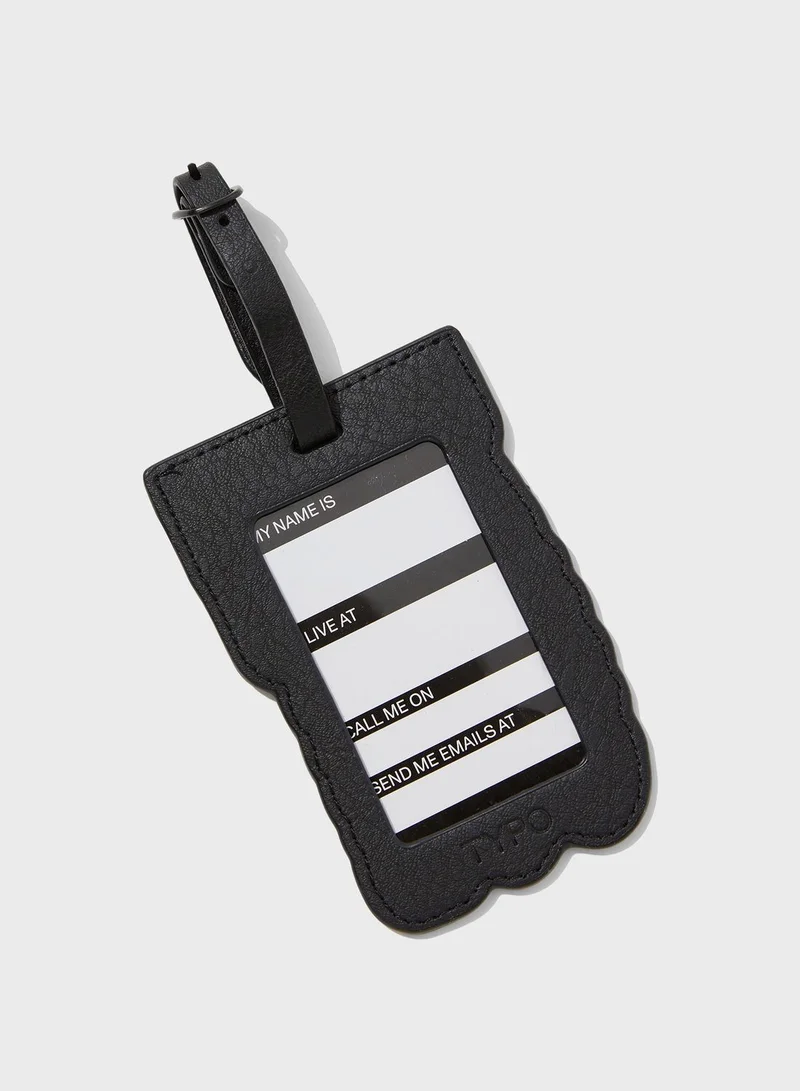 Typo Checking Out Luggage Tag