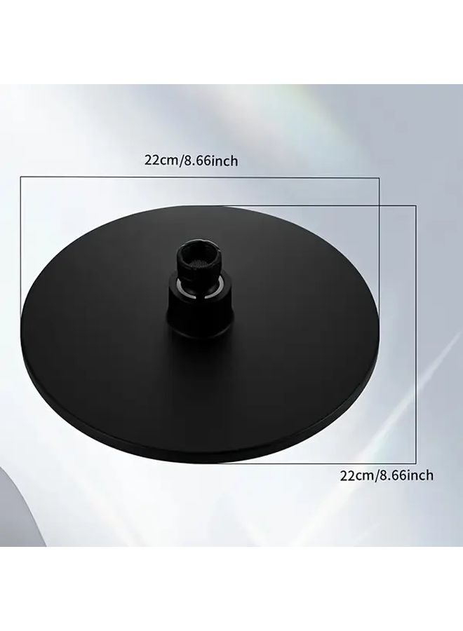 Wide Round Gold Shower Head High Pressure Rainfall Wall Mounted Easy Install - Image 3