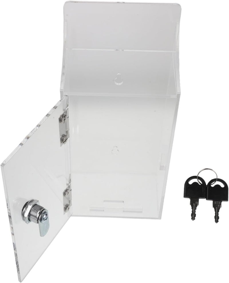 Wall Mounted Phone Storage Box with Lockable Cabinet Single Compartment Cell Phone Locker for Office Classroom Gym Employee - Image 1