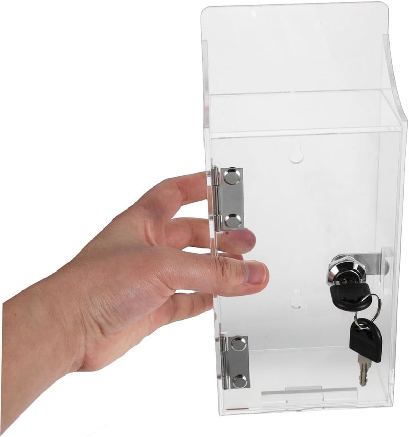 Wall Mounted Phone Storage Box with Lockable Cabinet Single Compartment Cell Phone Locker for Office Classroom Gym Employee - Image 4