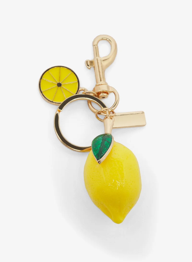 Ginger Lemon Detail Bag Charm