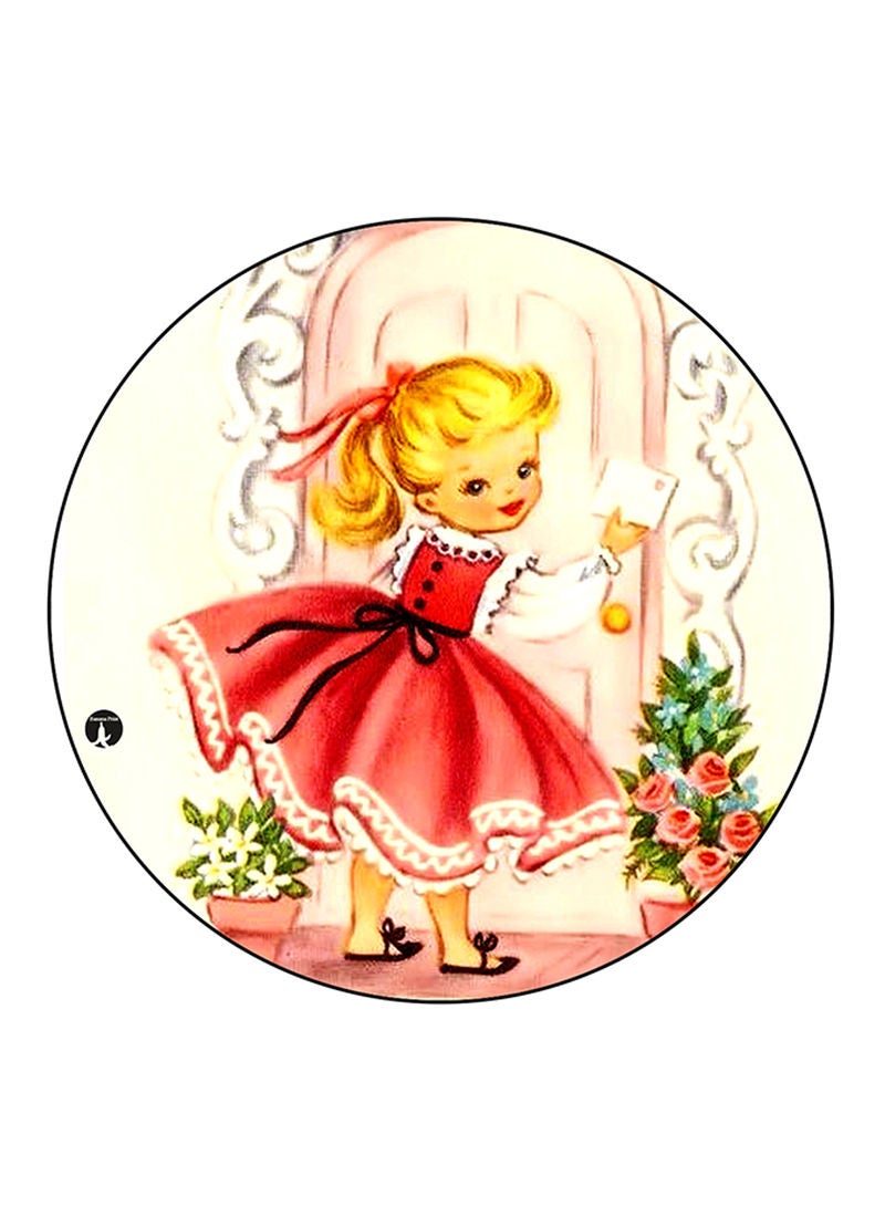RKN Girl Printed Fridge Magnet  Multicolour - Image 1