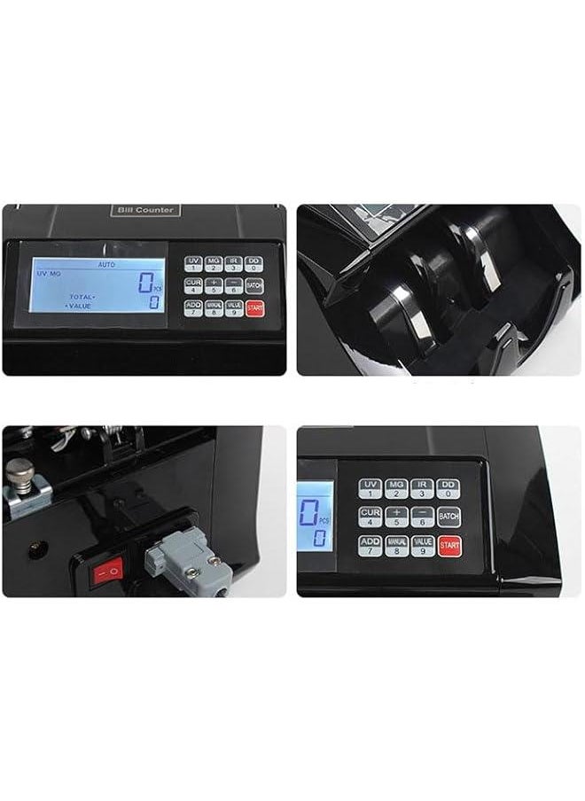 TRASSLE Bill Counter Machine, Money Counting Machine with UV/MG/IR Detection, Count Value of Bills, Value Count, Add and Batch Modes, Large LED Display  - Image 5