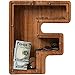 ladenk 12 Inch Extra Large Wooden Kids Letter Piggy Bank Piggy Bank for Boys Girls Initial F Bank Alphabet Money Bank for Birthday - Image 2