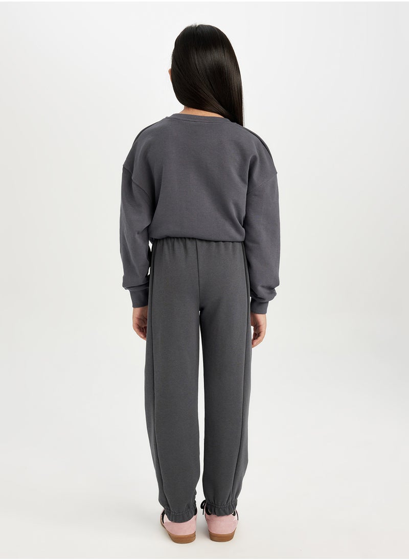 DeFacto - Printed Elasticated Cuffed Jogger Pants With Pockets - Image 1