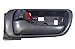 PT Auto Warehouse TO2469GLH Inside Interior Inner Door Handle Gray Driver Side - Image 2
