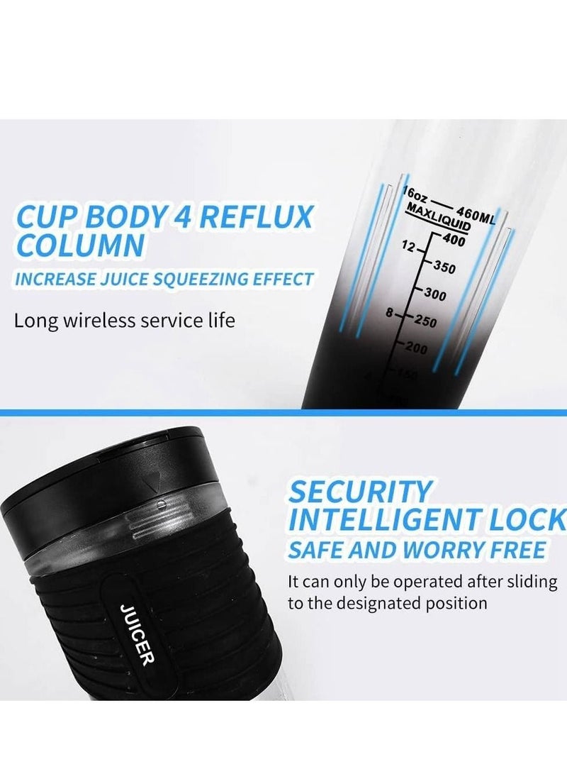 Cool Baby COOLBABY Juicer Cup Electric Protein Shaker Bottle Portable Smoothie Blender IPX7 Leakproof USB Rechargeable Vortex Shakes Stirring Cup - Image 3