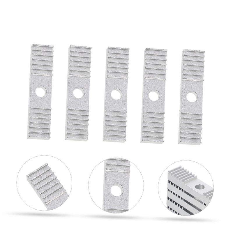 5Pcs Printer Aluminum Timing Belt Clamp Mount Block Gear Fixing Piece - Image 4