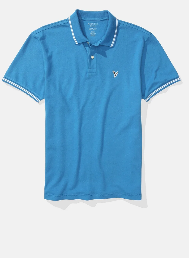 American Eagle AE Pique Polo Shirt