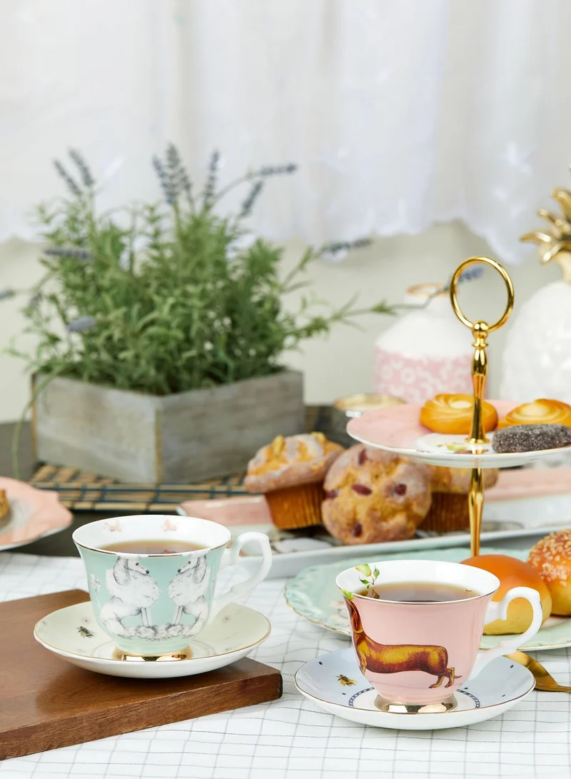 YVONNE ELLEN Set Of 2 Cup & Saucers