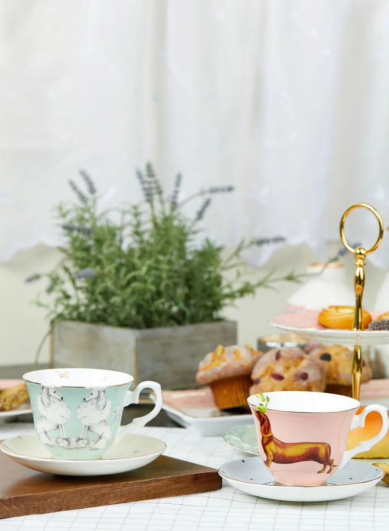 YVONNE ELLEN Set Of 2 Cup & Saucers