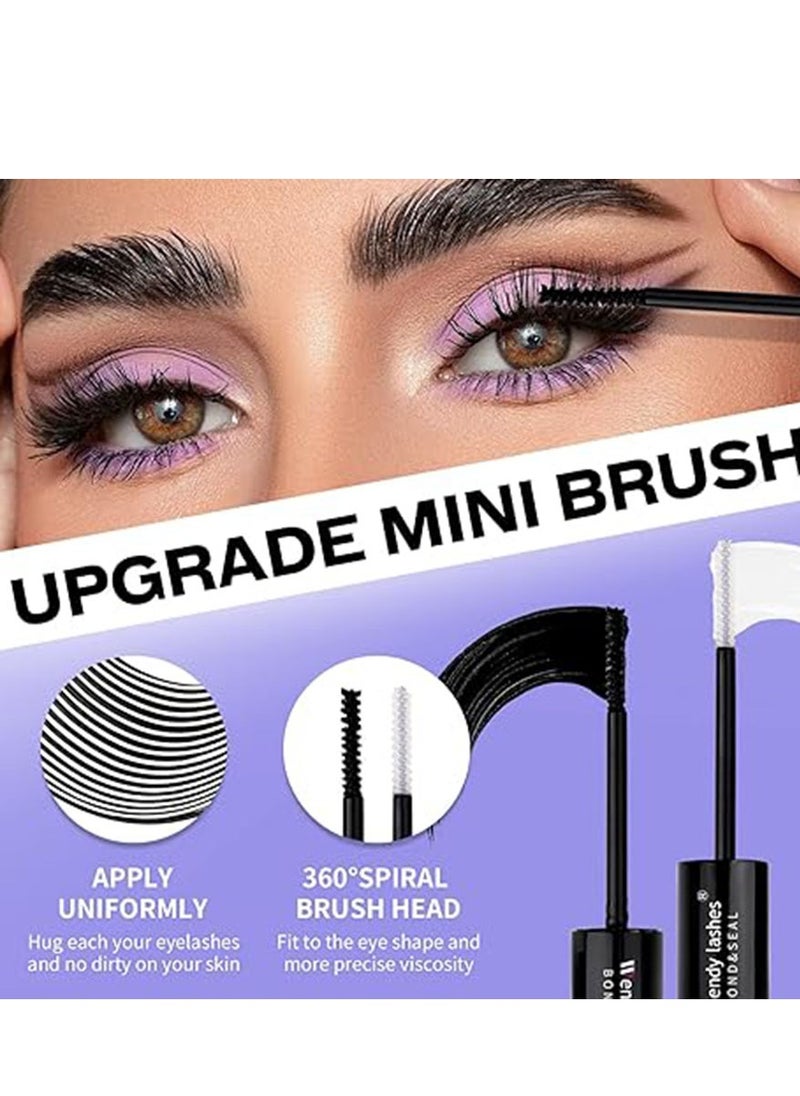BQI - Waterproof Lash Bond and Seal Individual Lashes Glue and Seal Super Strong Hold DIY Lash Extension Kit Hold 48-72 Hours Cluster Lash Glue Eyelash Extension Kit - Image 1