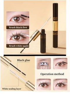 Waterproof Lash Bond and Seal Individual Lashes Glue and Seal Super Strong Hold DIY Lash Extension Kit Hold 48-72 Hours Cluster Lash Glue Eyelash Extension Kit