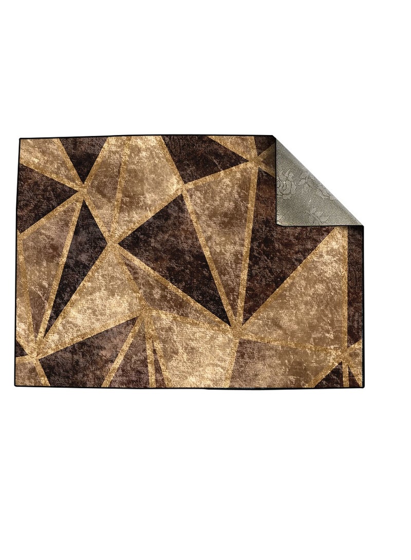 RIZARIES Copper Gold Triangle Centerpiece (Rug) - Image 4