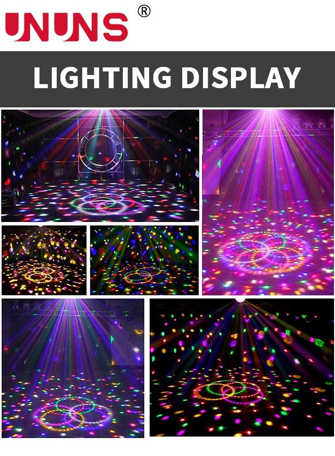 UNUNS LED Crystal Magic Ball,Disco Ball Light With 6 Colors And Bluetooth function,Magic Stage Party Light With Remote Control For Decorations Bar Wedding Home Club - Image 2