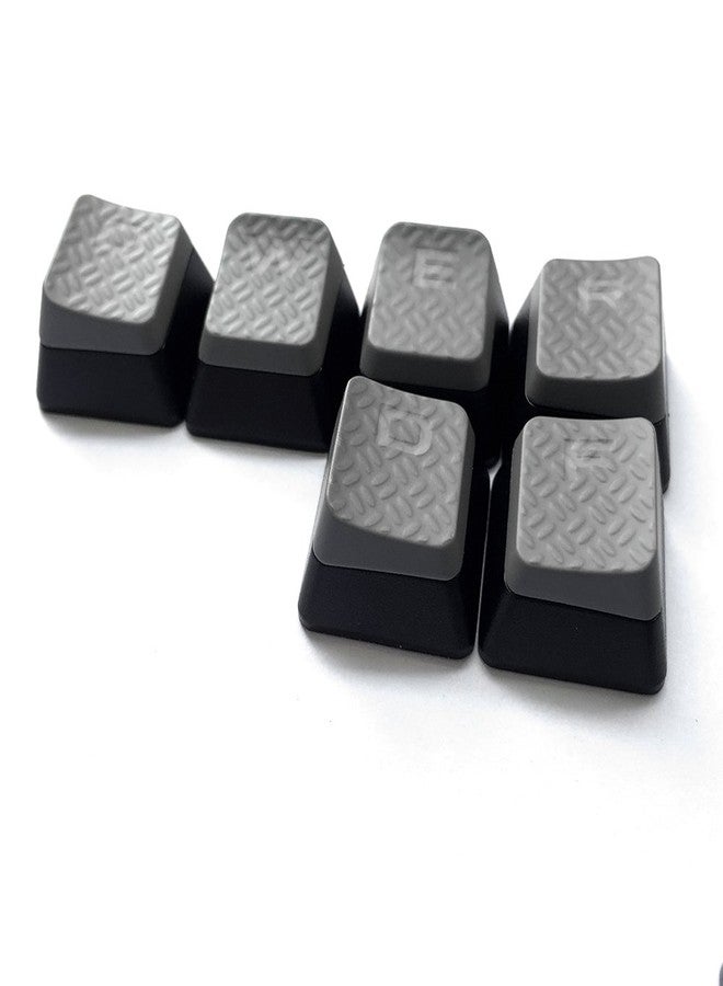 هويون أغطية مفاتيح HUYUN HUYUN FPS بإضاءة خلفية للوحات مفاتيح Corsair للألعاب، بمفاتيح Cherry MX! رمادي - Image 4