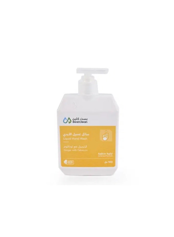غسول اليدين السائل برائحة الزنجبيل مع توباكوم 500 مل