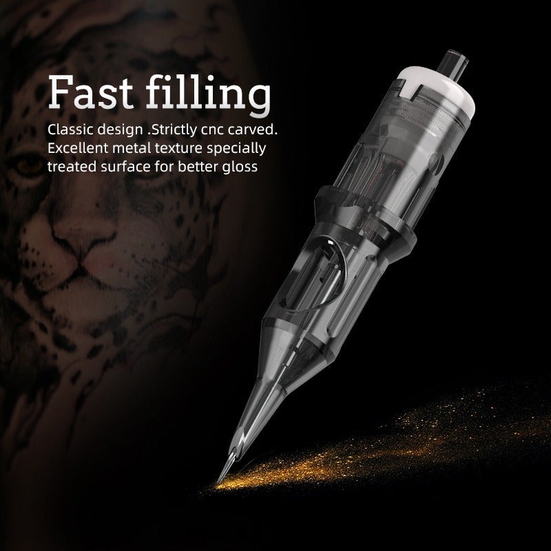 Cross-border Hot-selling Tattoo Integrated Needle Ink Cartridge Disposable Tattoo Needles Motor Machine High-elastic Special Needle 20pcs Pack - Image 3