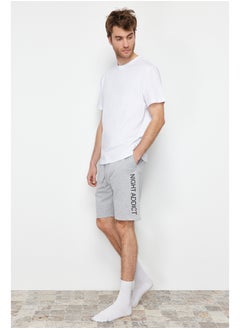 White Printed Pajamas Set