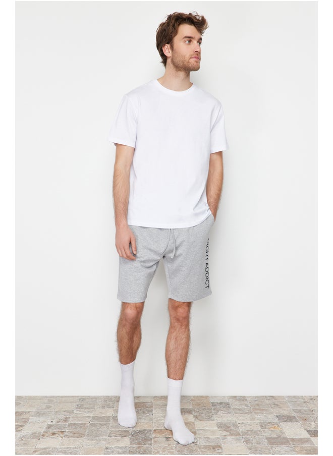 trendyol - White Printed Pajamas Set - Image 1