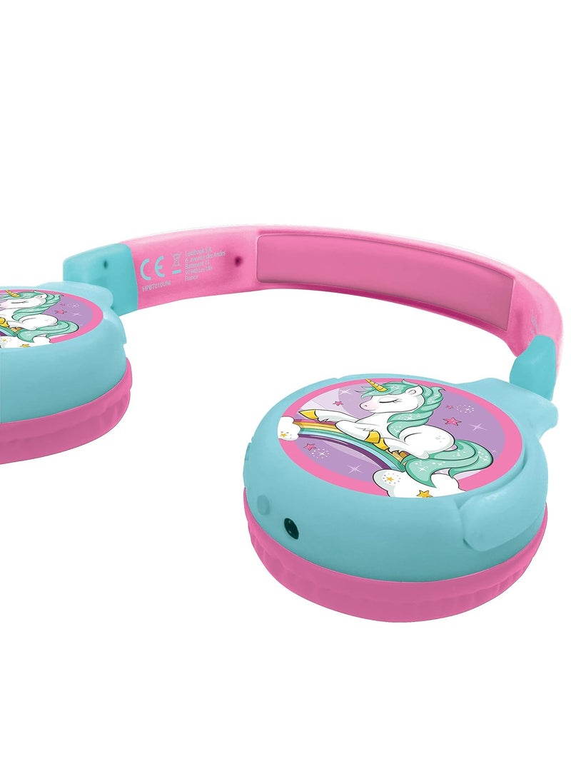 Lexibook Unicorn 2in1 BT & Wired Comfort Foldable Headphone - Image 2