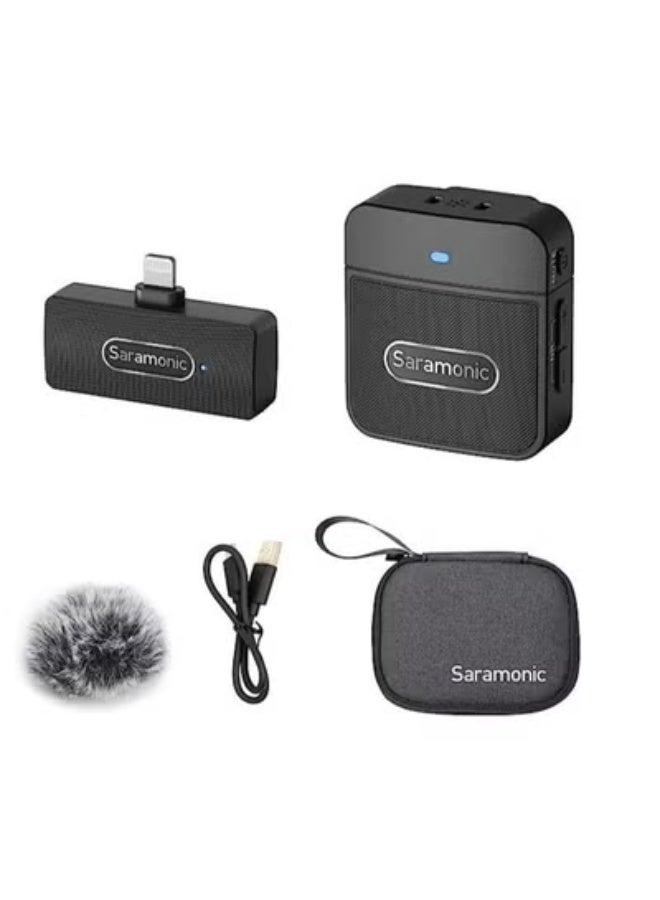 Saramonic Blink100 B3 Compact Digital Wireless Clip-On Microphone System with Lightning Connector for content creators - Image 1