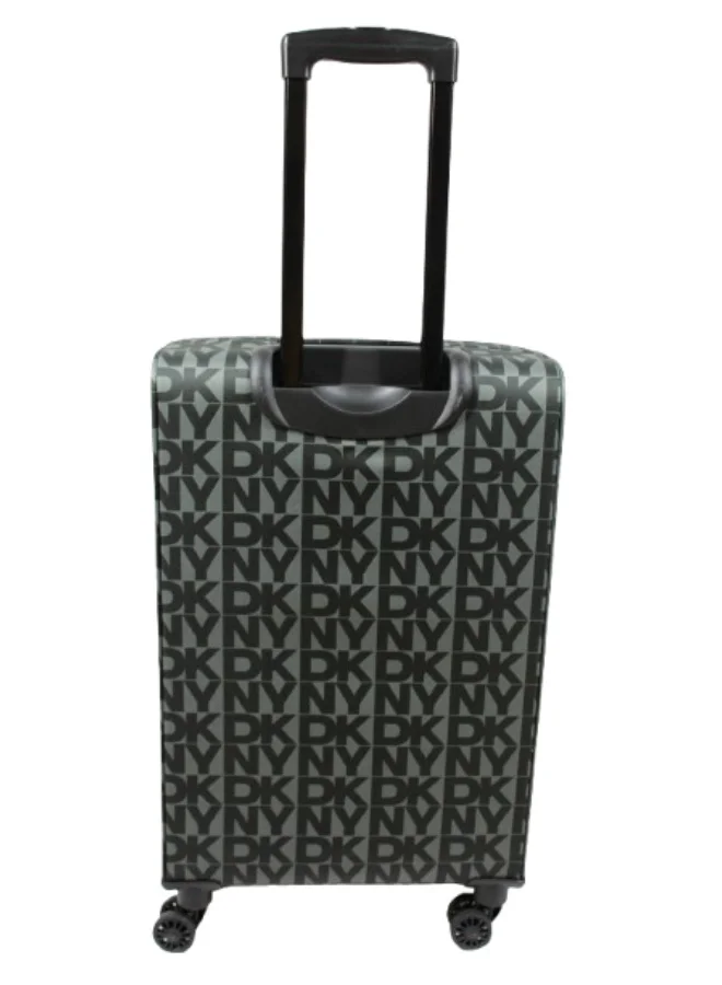 دكني حقيبة سفر DKNY نيو إيرا ذات الجوانب الناعمة بعجلات للجنسين | مصنوعة من مادة ABS فائقة الخفة مزودة بعجلات دوارة، متوفرة بأربعة ألوان: أسود