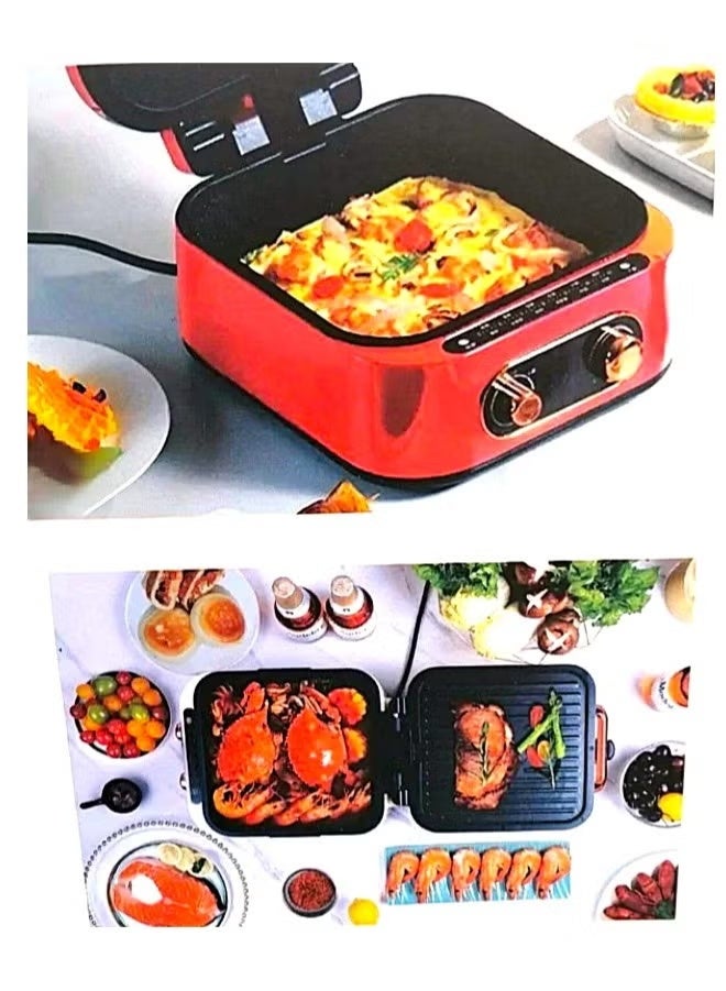 DENX DX3421 Electric Pot and Grill – 1800W, 2.5L, Non-Stick - Image 4