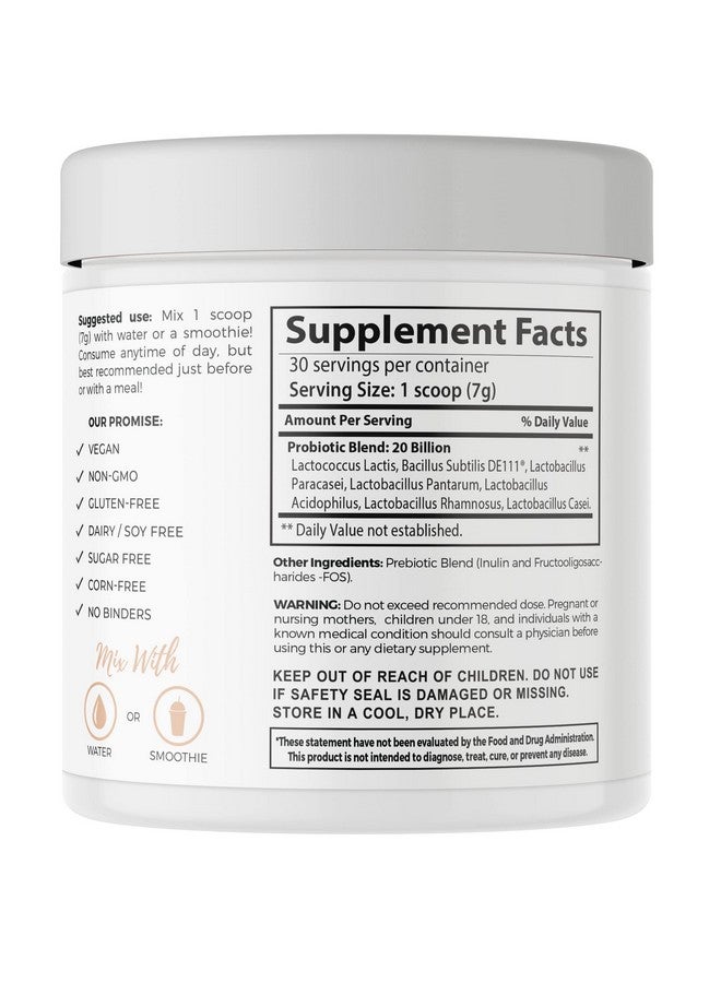teami Teami Gut Love prebiotics and probiotics for Women - Bloating Relief Powder - Womens probiotics for Gut Health - Includes 7 Strains + 20 Billion Probiotics (Unflavored) - Image 2