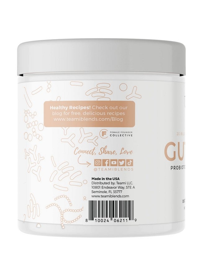teami Teami Gut Love prebiotics and probiotics for Women - Bloating Relief Powder - Womens probiotics for Gut Health - Includes 7 Strains + 20 Billion Probiotics (Unflavored) - Image 3