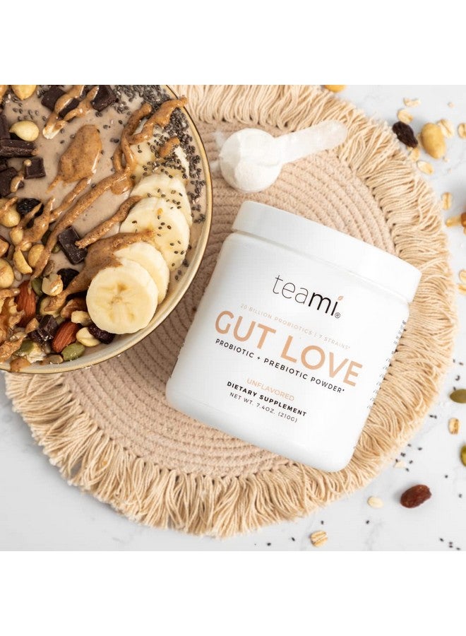 teami Teami Gut Love prebiotics and probiotics for Women - Bloating Relief Powder - Womens probiotics for Gut Health - Includes 7 Strains + 20 Billion Probiotics (Unflavored) - Image 4