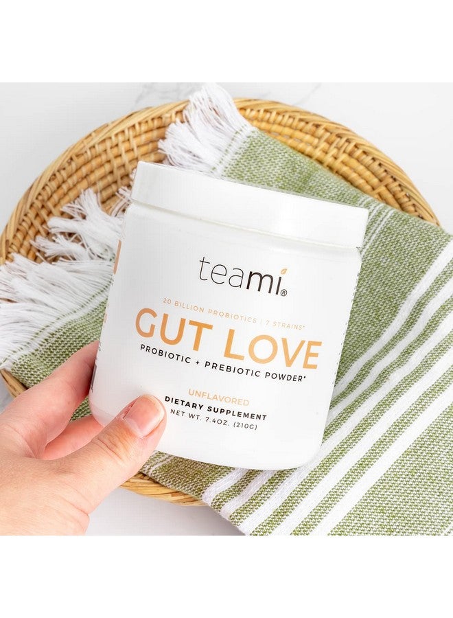 teami Teami Gut Love prebiotics and probiotics for Women - Bloating Relief Powder - Womens probiotics for Gut Health - Includes 7 Strains + 20 Billion Probiotics (Unflavored) - Image 5