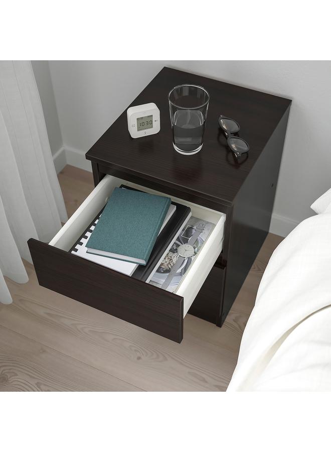 زبون خزانة ذات درجين، أسود-بني، 35×49 سم - Image 3