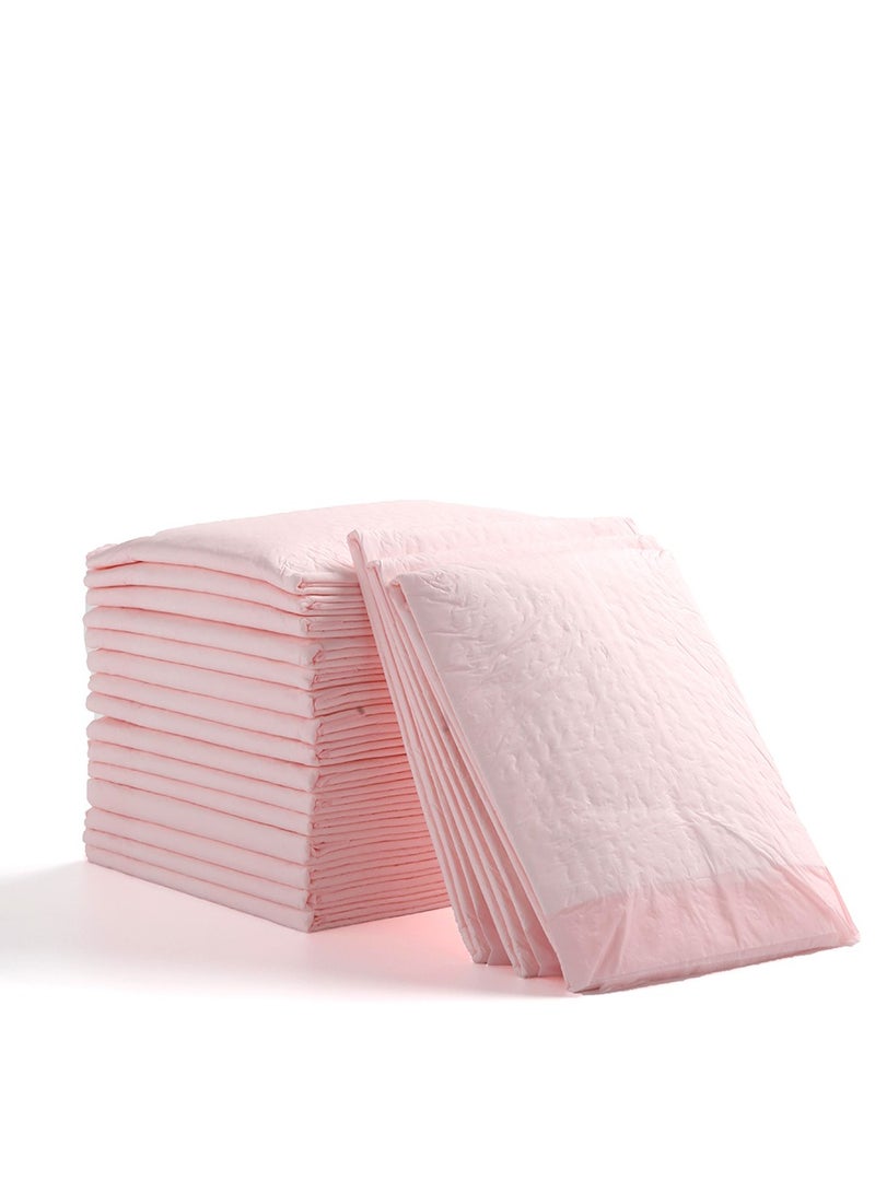 Little Story 20-Pieces Disposable Diaper Changing Mats, Suitable From Birth - Pink - Image 5