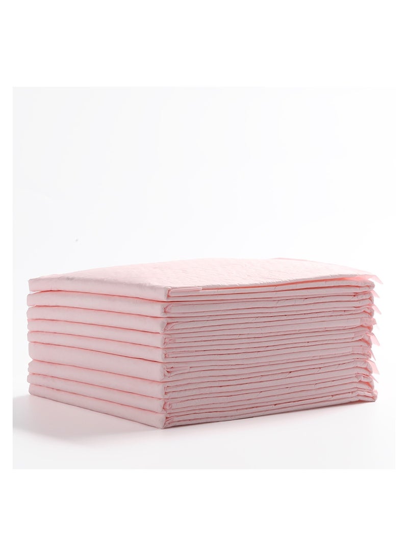 Little Story 20-Pieces Disposable Diaper Changing Mats, Suitable From Birth - Pink - Image 4