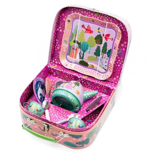 Floss Rock Fairy Tale Musical Kids Tin Tea Set 11 Piece 68 Inch - Image 5
