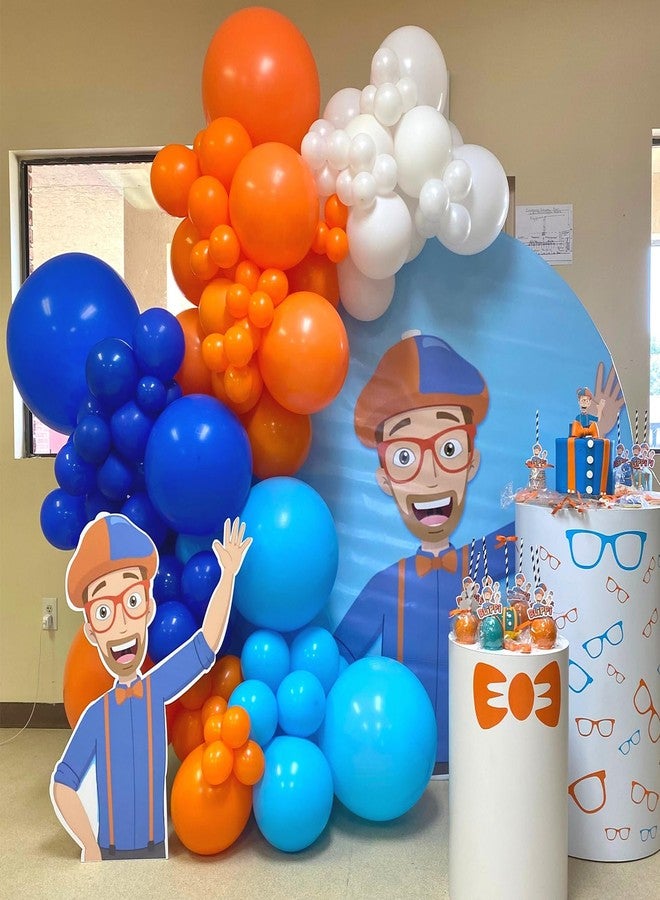 RUBFAC Halloween Decor 110pcs Orange Balloons Different Sizes 18/12/10/5 Inches for Garland Arch, Burnt Orange Latex Balloons for Birthday Party Baby Shower Decoration - Image 5