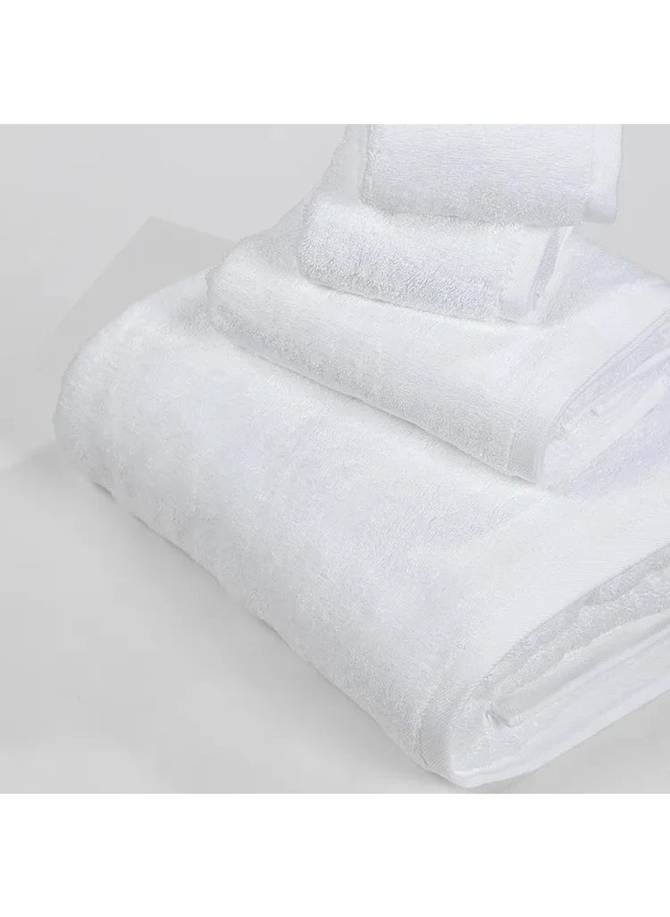 Caqqa Hotel Towel Set 100% Cotton 3 Piece Set Hand, Face, Bath and Foot Towels