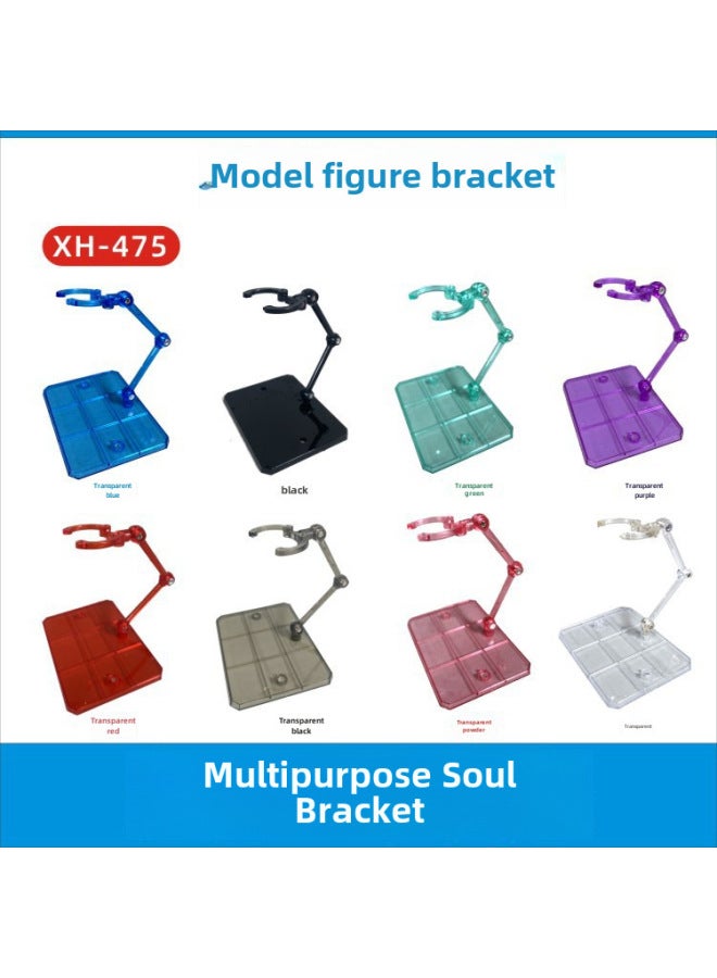 Xingdao Supply Robot Soul Shf Suitable For Gundam Model Bracket Anime Hand Office-Color:XH-475: Soul Bracket Transparent Purple - Image 2