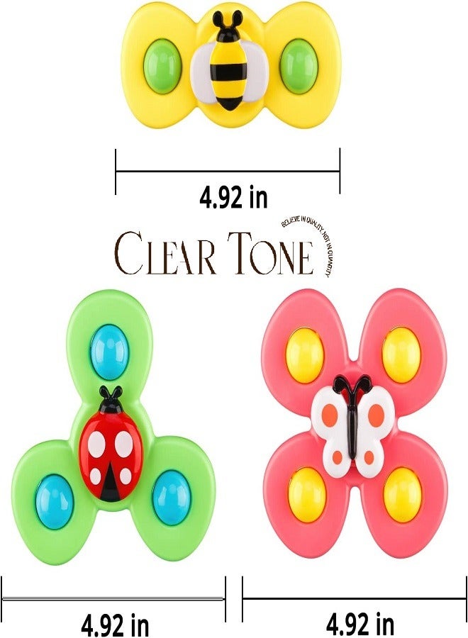 3PCS Suction Cup Spinner Toys for Your Lovable Kids, Sensory Toys Birthday Baby Gifts for Toddlers, Boys Spinning Toys,Toys for Toddlers  Birthday Baby Gifts For Your Lovely Kids