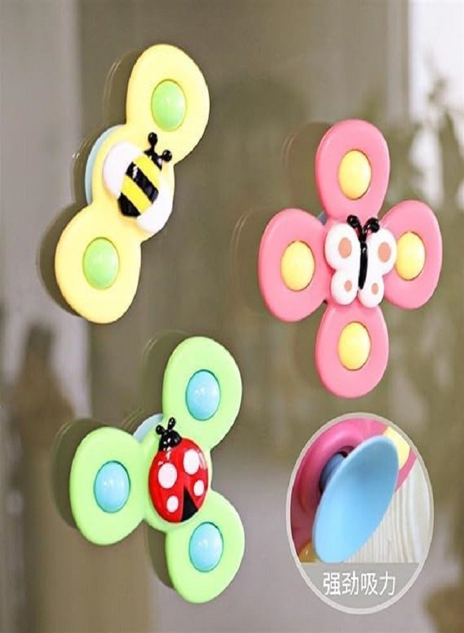 3PCS Suction Cup Spinner Toys for Your Lovable Kids, Sensory Toys Birthday Baby Gifts for Toddlers, Boys Spinning Toys,Toys for Toddlers  Birthday Baby Gifts For Your Lovely Kids