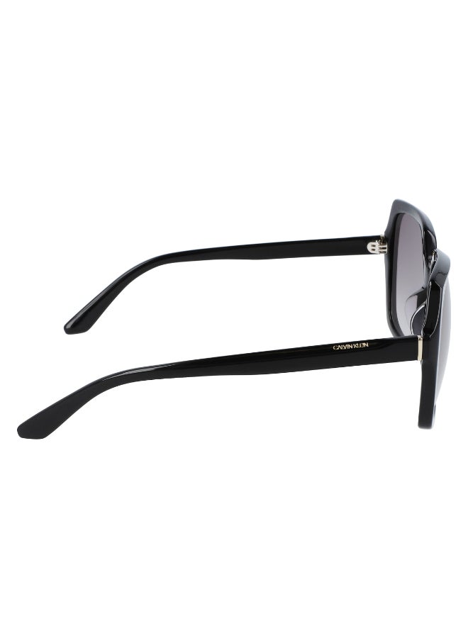 CALVIN KLEIN نظارات شمسية كاملة الإطار من أسيتات كالفن كلاين CK20541S N 5719 (001) سوداء - Image 4