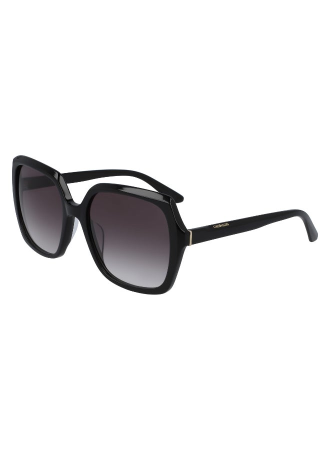 CALVIN KLEIN نظارات شمسية كاملة الإطار من أسيتات كالفن كلاين CK20541S N 5719 (001) سوداء - Image 2