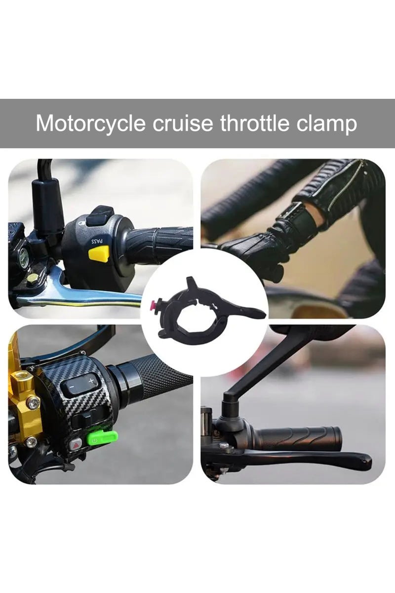 erorex Cruise Control for Motorcycle Throttle Universal Motorcycle Cruise Throttle Assist Clips Handleba... - Image 4