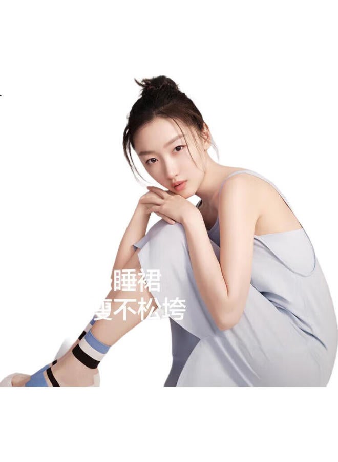 Bananain 【Zhou Dongyu Same Style】300S Nightgown Women'S Modal Summer Pajamas Sleeveless With Cup Home Wear Sling Dress - Image 2