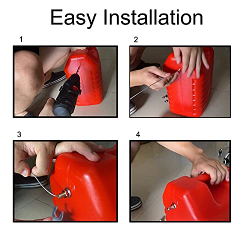 Gircss Gas Can Vent Cap, 4 Pack Fuel Gas Can Vent Caps Gas Can Replacement Vent Plugs, Fuel Gas Tank Vent Caps Enhances Flow for Faster Refills - Image 2