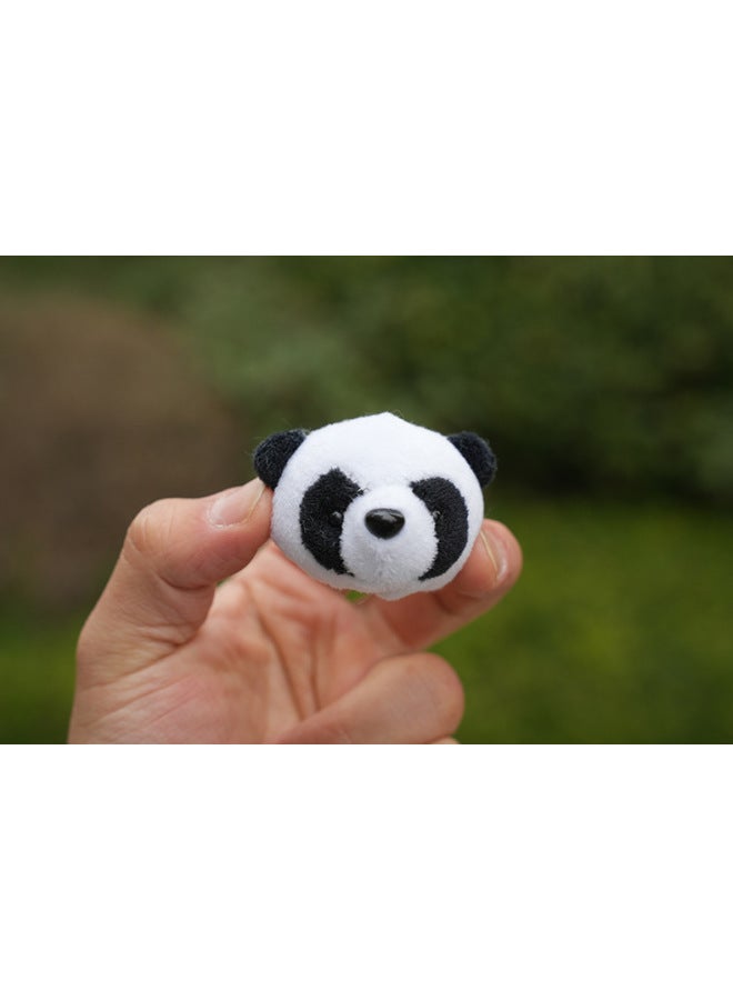 Belle Fox Little Head Internet Celebrant Doll Accessories Bell Fox Girl Bag Pendant Accessories Wholesale-Color:Panda (head)-Height:Naked