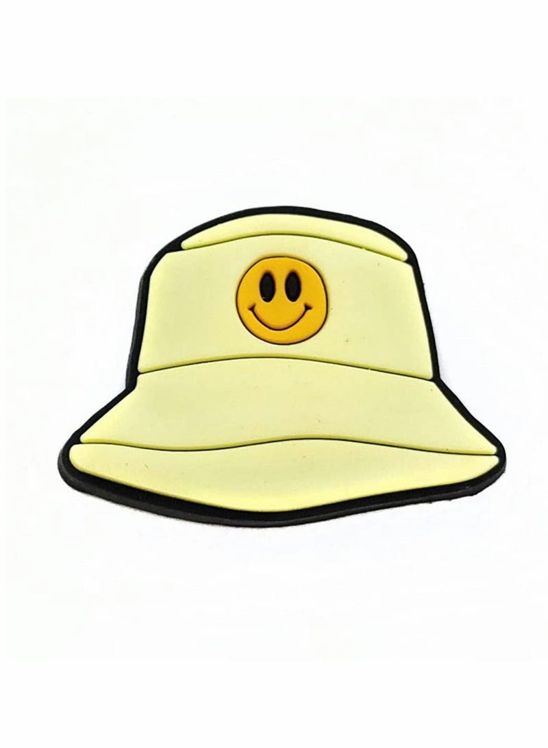 Yellow Style Shoe Charms for Clog Sandal Bracelet Wristband Decoration, 10Pcs PVC Trendy Food Charms Shoe  Accessories for Kids Boy Girl Adult Men Women Party Favor Gifts - Image 2